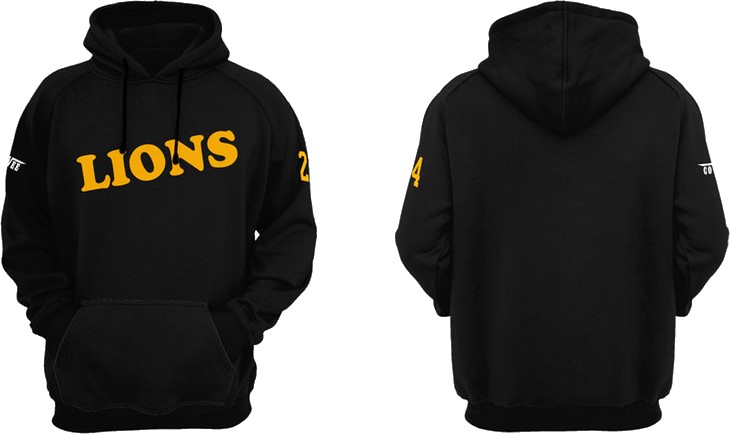 Felpa con cappuccio Wyck Lions